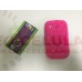 CAPA DE SILICONE SAMSUNG S5301 ROSA COM STRASS